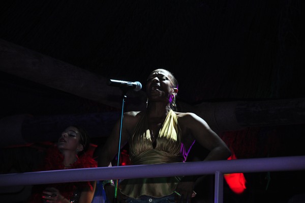 Cinda at the Beach Bar